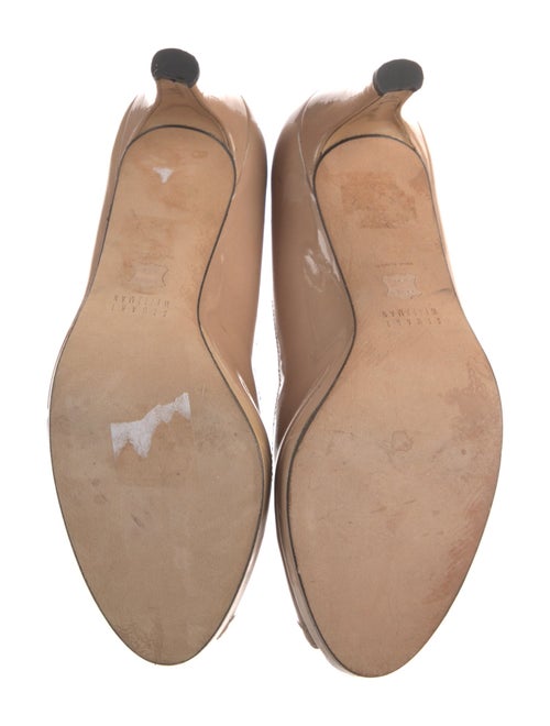 Stuart Weitzman Patent Leather Slingback Sandals