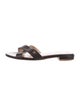 Stuart Weitzman Leather Slides