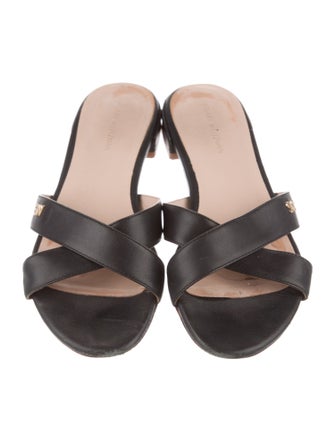 Stuart Weitzman Leather Slides