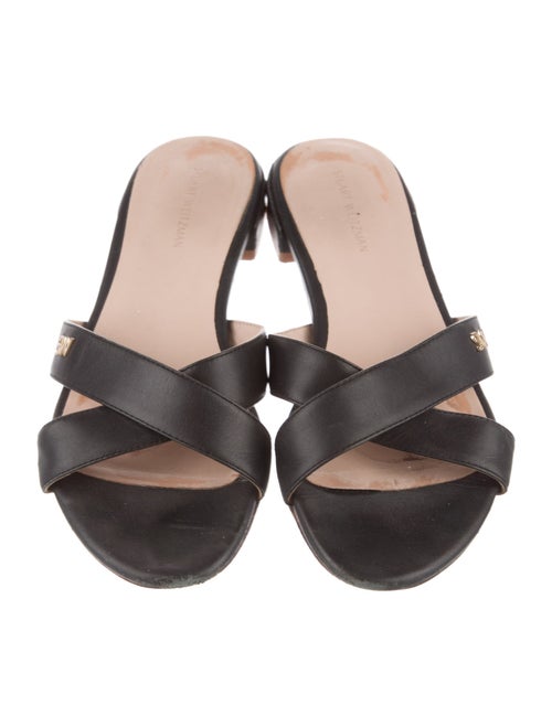Stuart Weitzman Leather Slides