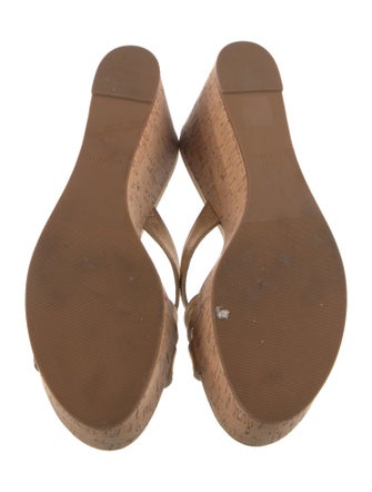 Stuart Weitzman Leather Slides