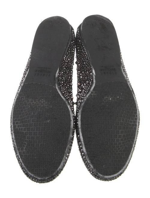 Stuart Weitzman Suede Studded Accents Flats