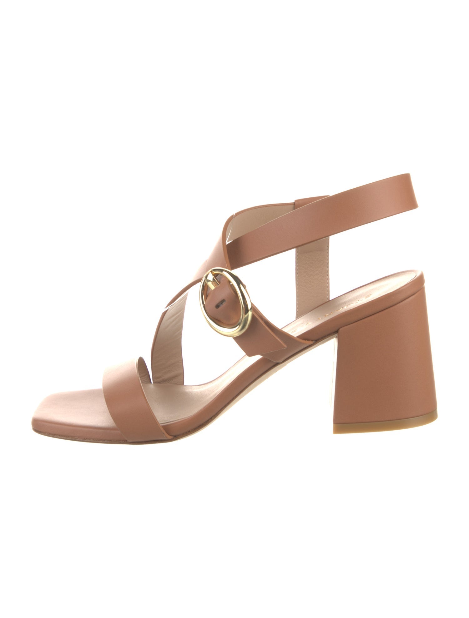 Stuart Weitzman Leather Slingback Sandals