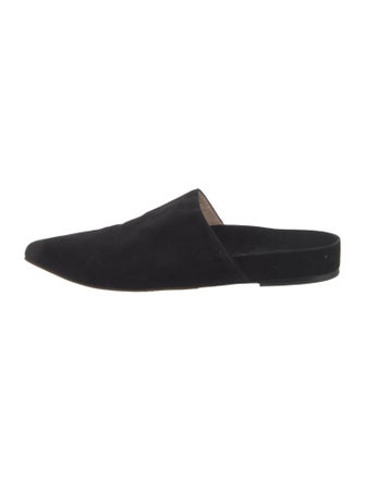 Stuart Weitzman Suede Mules