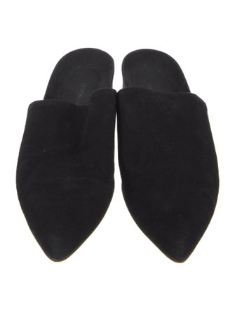Stuart Weitzman Suede Mules