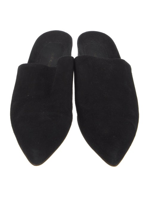 Stuart Weitzman Suede Mules
