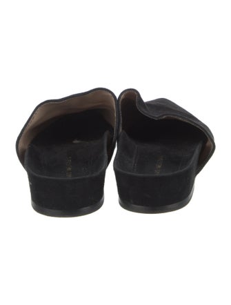 Stuart Weitzman Suede Mules