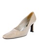 Stuart Weitzman Canvas Pumps