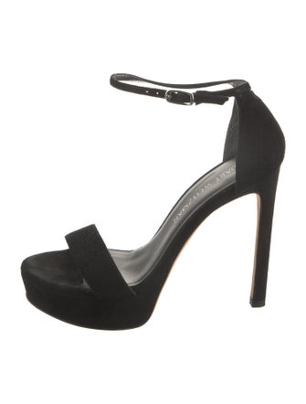 Stuart Weitzman Suede D'Orsay Pumps