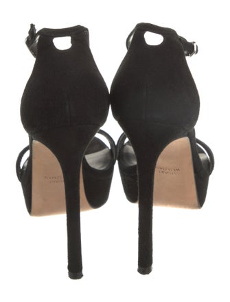 Stuart Weitzman Suede D'Orsay Pumps
