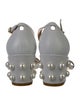 Stuart Weitzman Leather Studded Accents Sandals