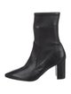 Stuart Weitzman Leather Sock Boots