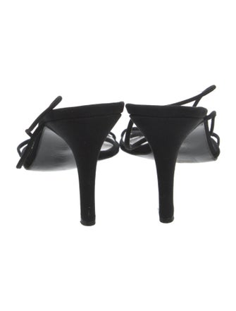 Stuart Weitzman Crystal Embellishments Slingback Sandals