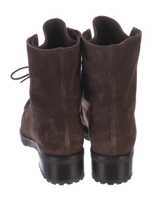 Stuart Weitzman Suede Combat Boots