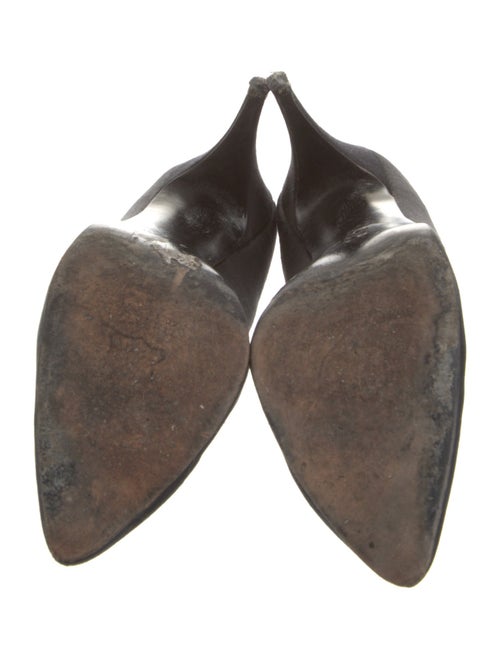 Stuart Weitzman Satin Crystal Embellishments Pumps