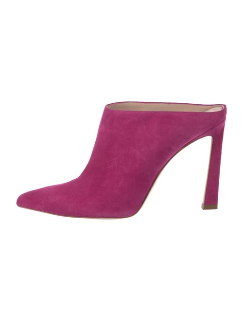 Stuart Weitzman Suede Mules