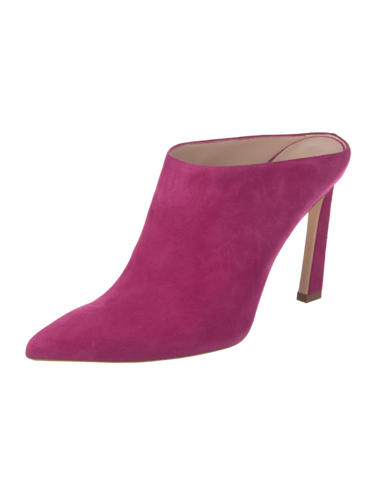Stuart Weitzman Suede Mules