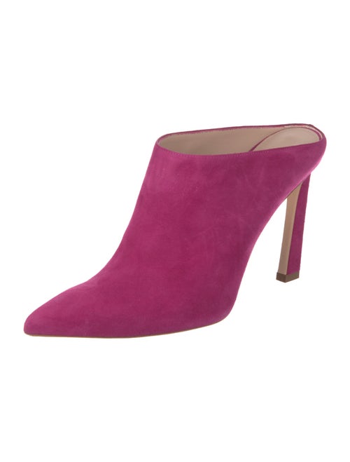 Stuart Weitzman Suede Mules