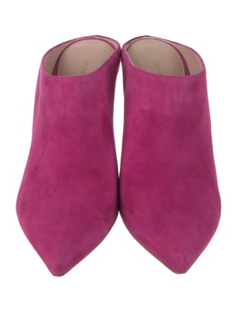 Stuart Weitzman Suede Mules