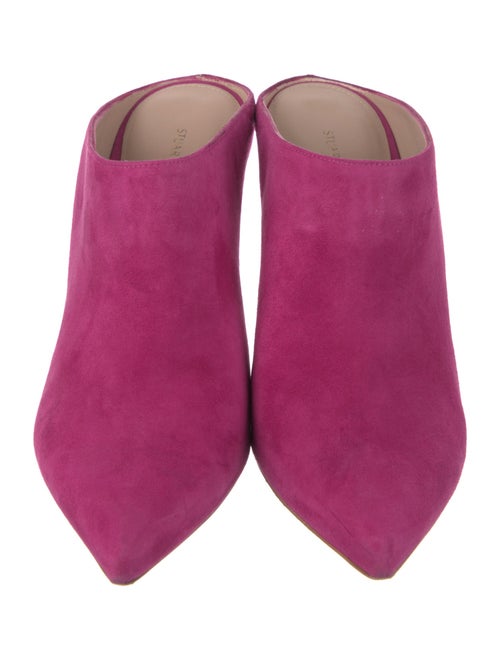 Stuart Weitzman Suede Mules