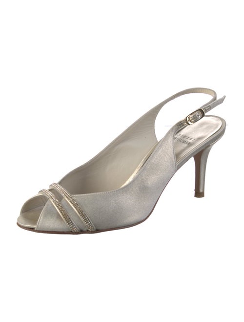 Stuart Weitzman Leather Slingback Pumps