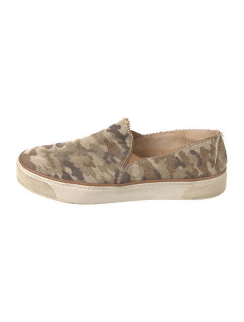 Stuart Weitzman Canvas Camouflage Print Sneakers