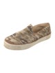 Stuart Weitzman Canvas Camouflage Print Sneakers