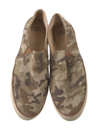 Stuart Weitzman Canvas Camouflage Print Sneakers