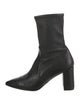 Stuart Weitzman Leather Sock Boots