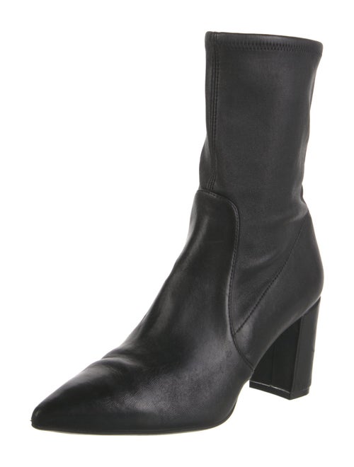 Stuart Weitzman Leather Sock Boots