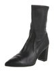 Stuart Weitzman Leather Sock Boots