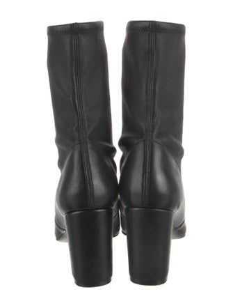 Stuart Weitzman Leather Sock Boots