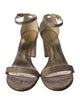 Stuart Weitzman Glitter Accents Sandals