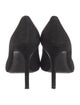 Stuart Weitzman Suede Leather Trim Embellishment Pumps