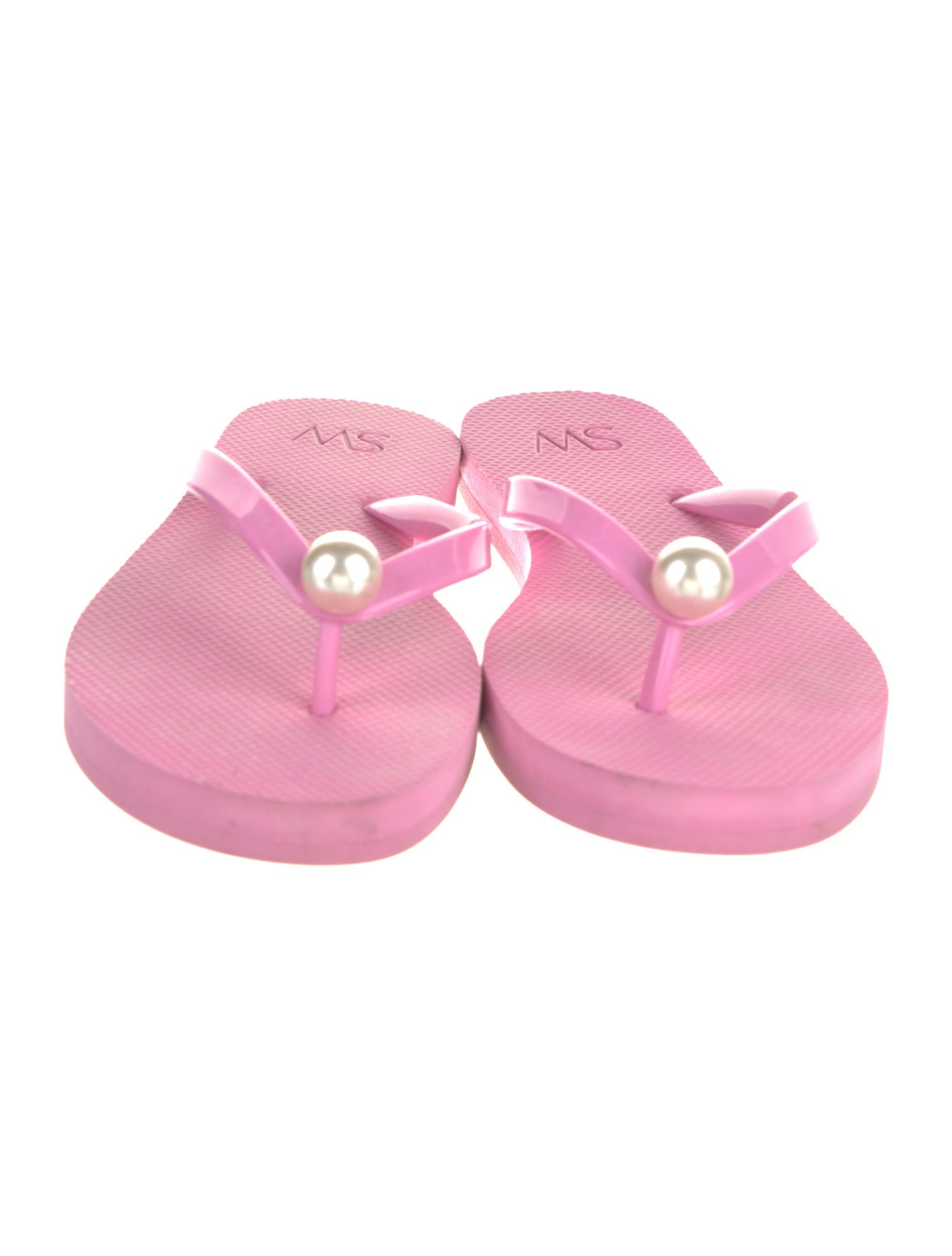 Stuart Weitzman Leather Slides