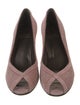 Stuart Weitzman Suede Lasercut Accents Pumps