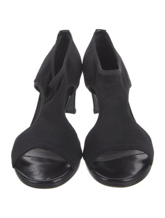 Stuart Weitzman Mesh T-Strap Sandals