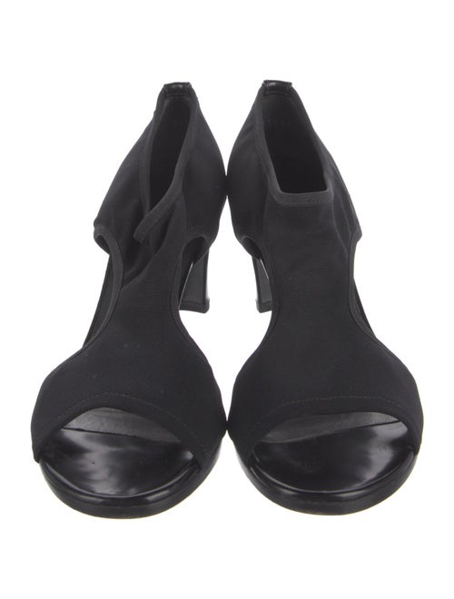 Stuart Weitzman Mesh T-Strap Sandals