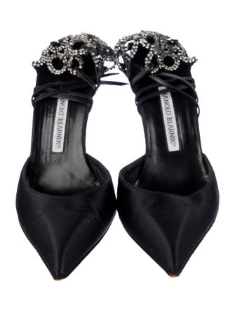 Stuart Weitzman Satin D'Orsay Pumps