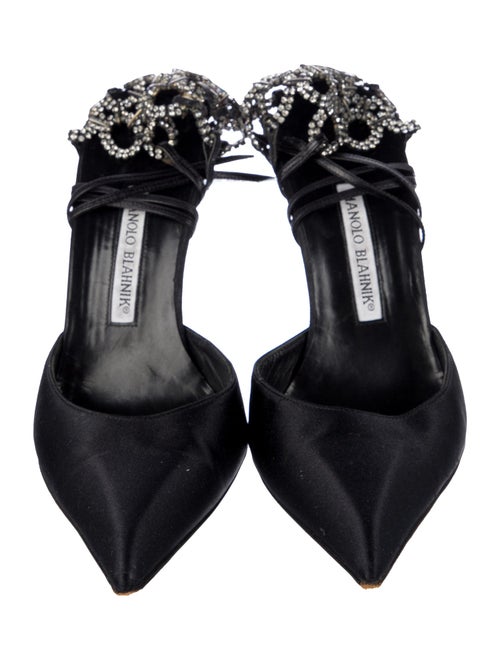 Stuart Weitzman Satin D'Orsay Pumps