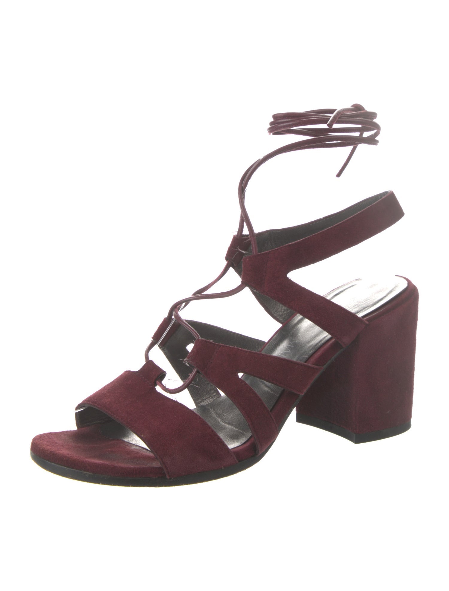 Stuart Weitzman Suede Gladiator Sandals