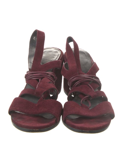 Stuart Weitzman Suede Gladiator Sandals