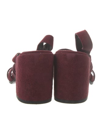 Stuart Weitzman Suede Gladiator Sandals