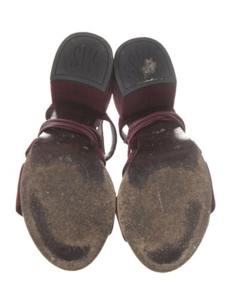 Stuart Weitzman Suede Gladiator Sandals