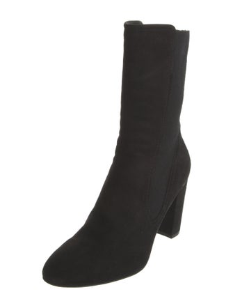 Stuart Weitzman Suede Sock Boots