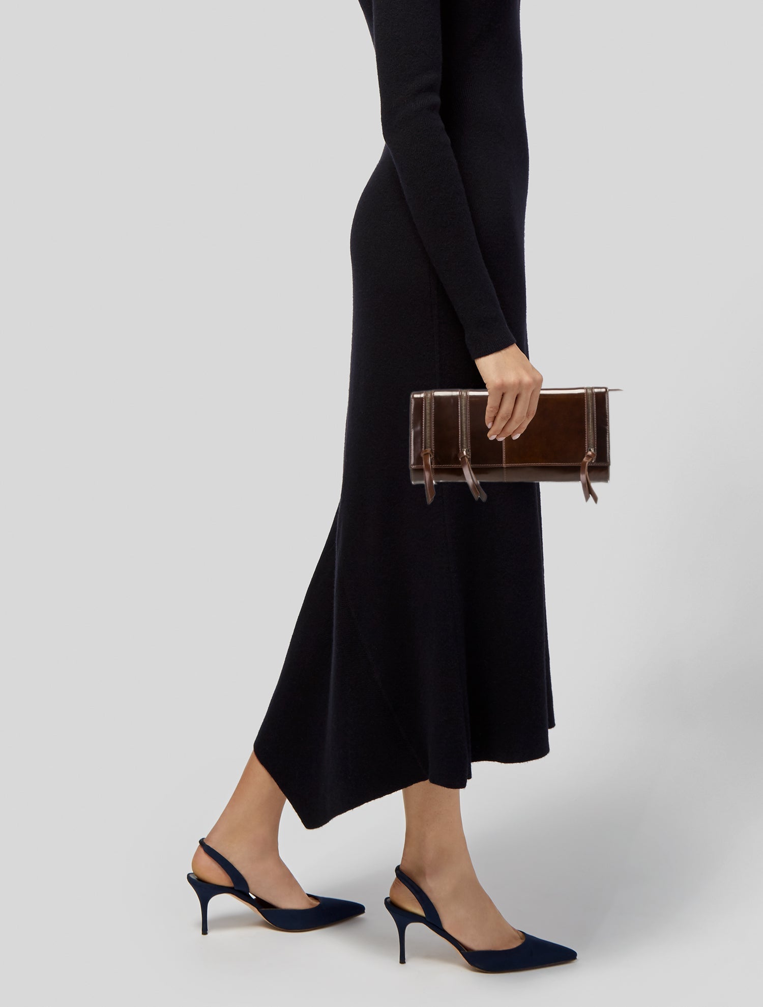 Stuart Weitzman Patent Leather Minaudière