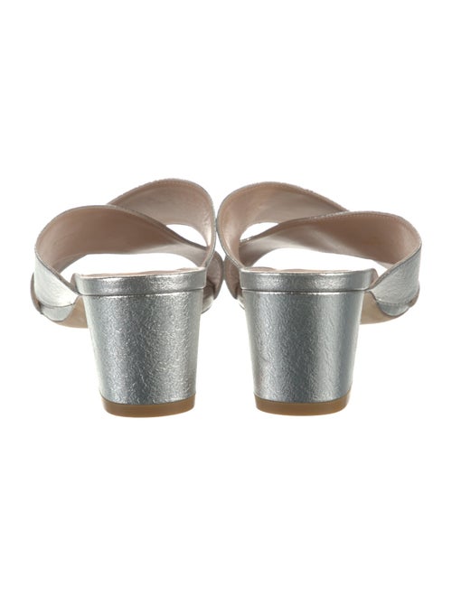 Stuart Weitzman Leather Slides