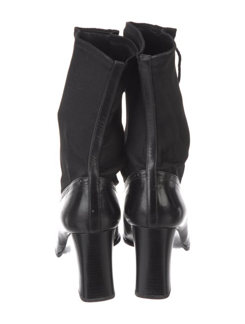 Stuart Weitzman Crystal Embellishments Lace-Up Boots