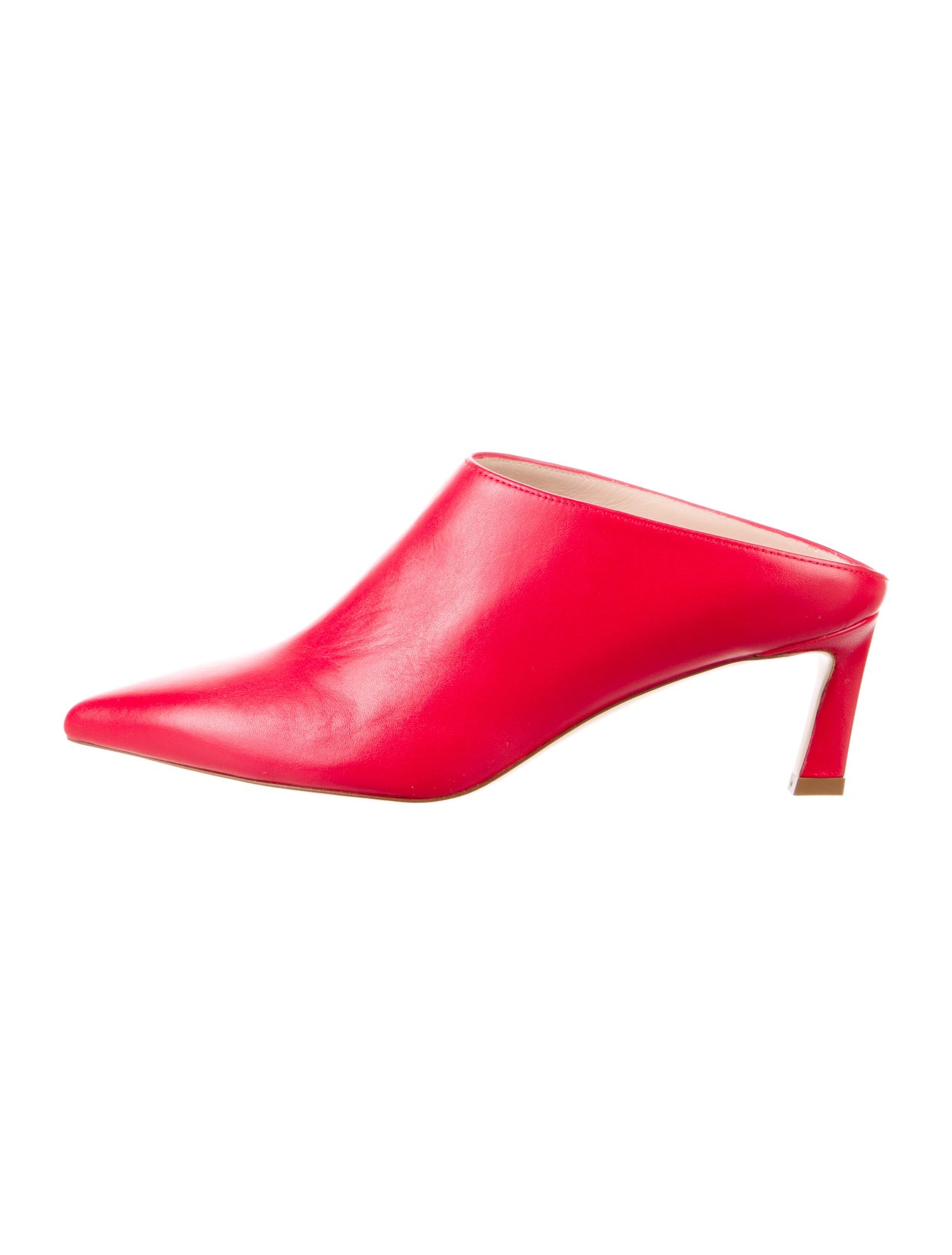 Stuart Weitzman Leather Mules