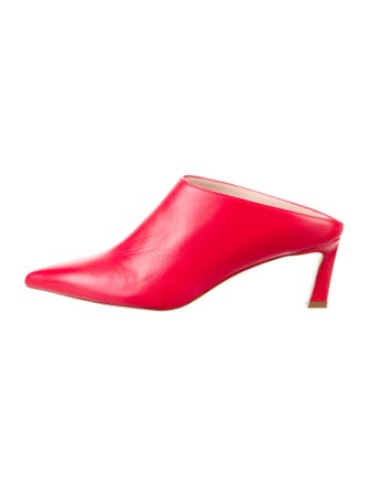 Stuart Weitzman Leather Mules